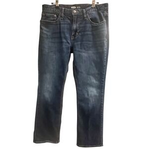 Old Navy Jeans Mens Bootcut Flex Dark Wash Denim 33 X 30 (measure 29 Inseam)